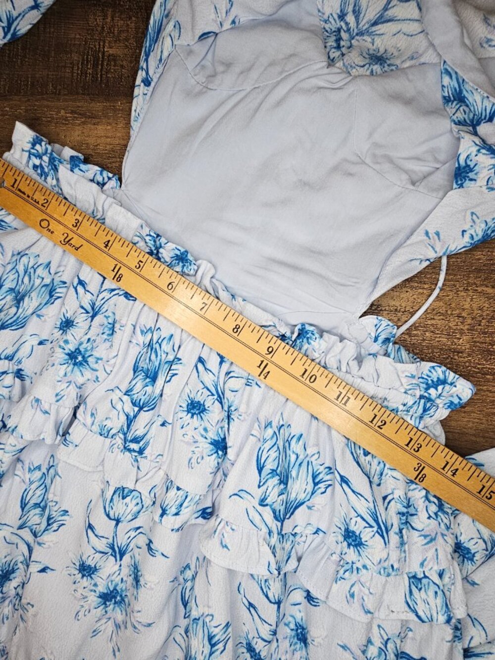 Sabo Cleo Floral Print Backless Corset Mini Dress  US4 Winter Tulip - Picture 6 of 14
